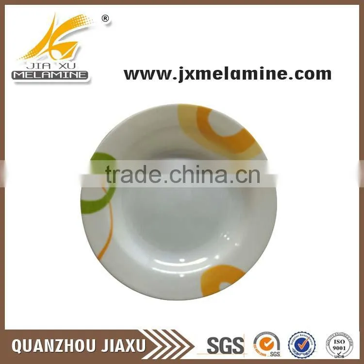 2016 New products lovely kids melamine plate from chinese merchandise