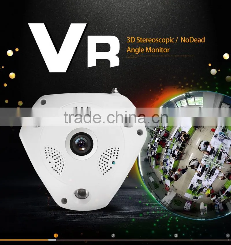 IP WiFi Vr Camera 360 Degree Fisheye
