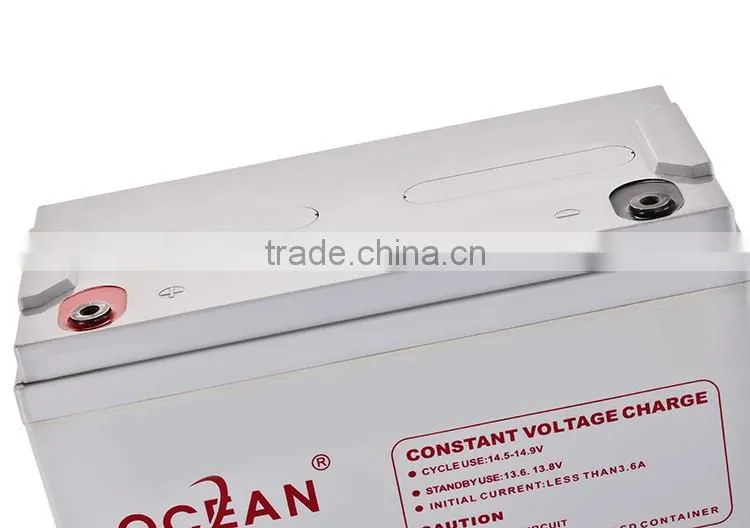 12V 100ah various styles hot sale discharge current battery rechargeable