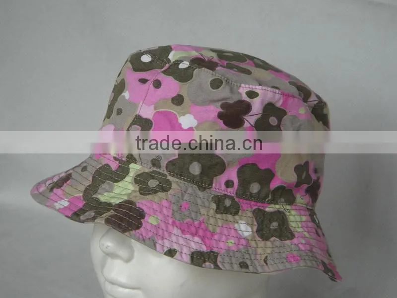 Colorful Funny Tie Try Blank Floral Custom Bucket Hat