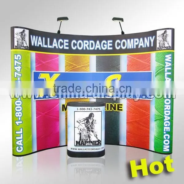 2016 New Product portable trade show pop up backdrop wall