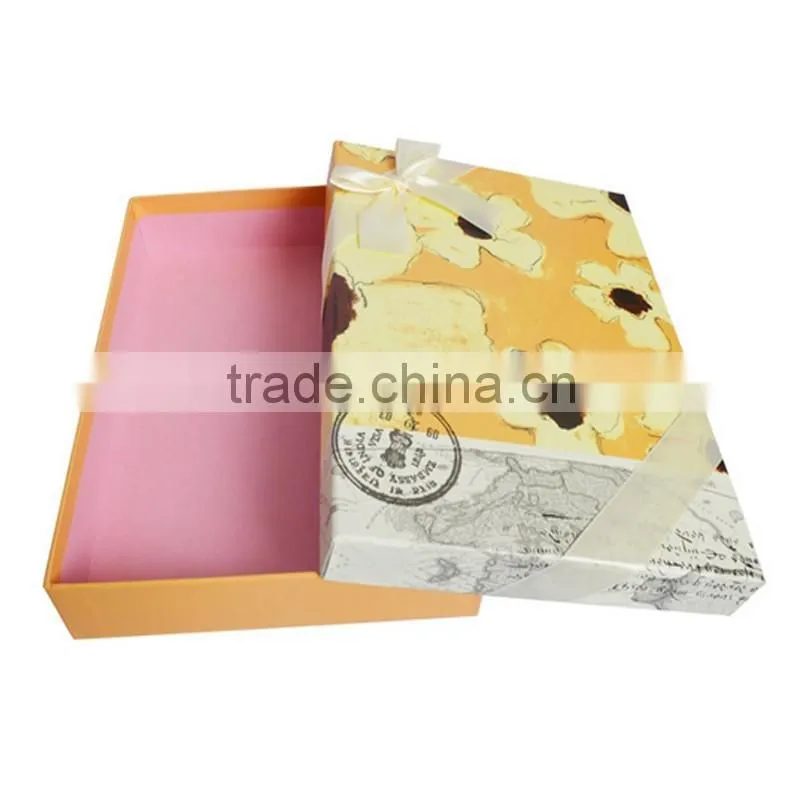 Blue cardboard paper gift box with best price for selling
