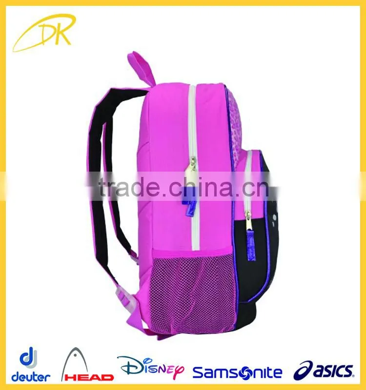 Faux-Fur & Glitter Girls 2015 School bag, Book back school backpack bag