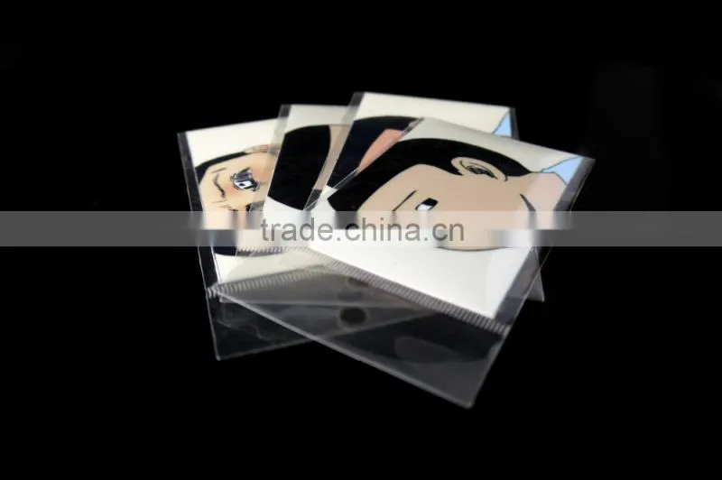 OEM Custom Cartoon Paper PVC Stickers With Individual Polybag