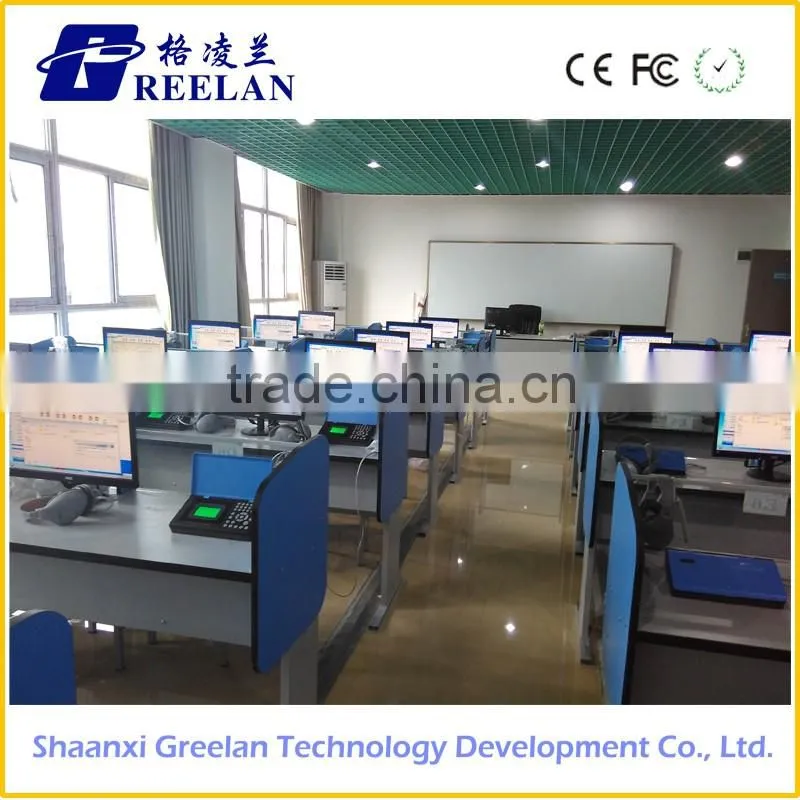 Digital Language Lab Laboratory Equipment System with LCD Screen and Headset for Students with Black Color