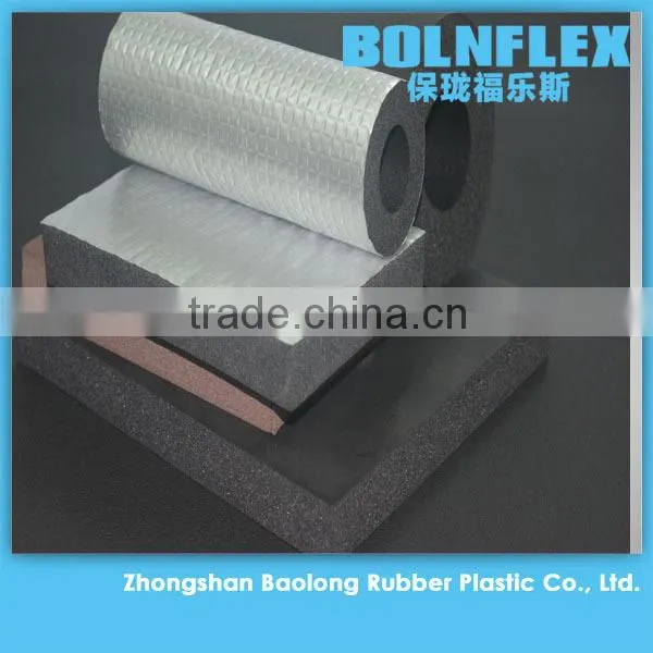 flexible elastomeric closed cell foam rubber thermal insulation sheet