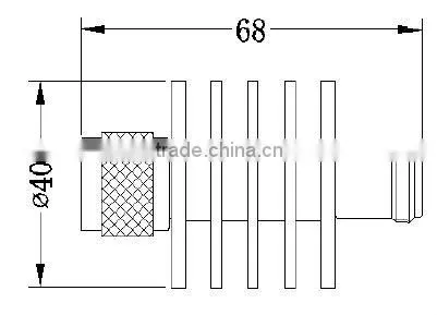 DC-6, RF 20W Fixed Attenuators (3-40dB)