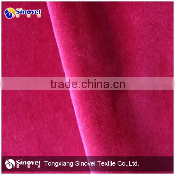 Velour Upholstery Fabric For Home Textile