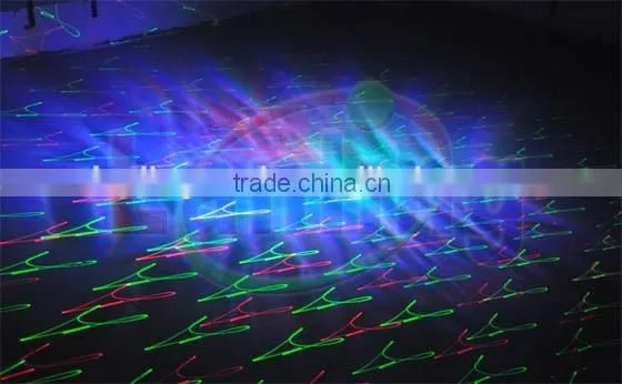 3W RGB LEDs and 150mW RGY Multi-Effect Laser Light