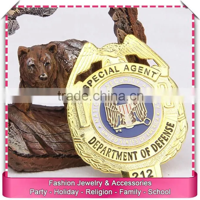 Imitate silver brooches for men, low price men's brooch pin