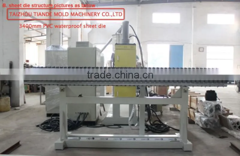 waterproof sheet die for PE/PVC waterproof sheet