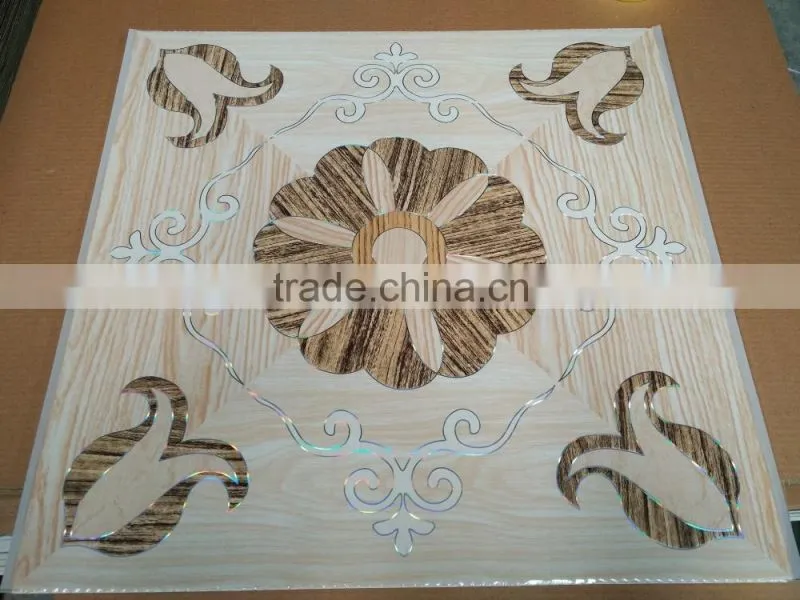 pvc ceiling tiles with size 595*595*7mm, plastic pvc ceiling