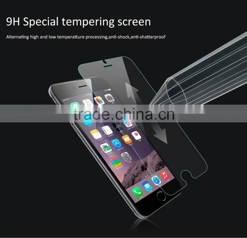 0.26mm 9H Smart Touch Tempered Glass Screen Protector for iPhone 6 Back Button and Confirm Button