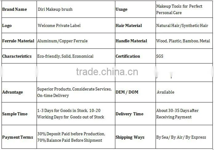Shenzhen factory high quality wood handle cleaning makeup brushes for women