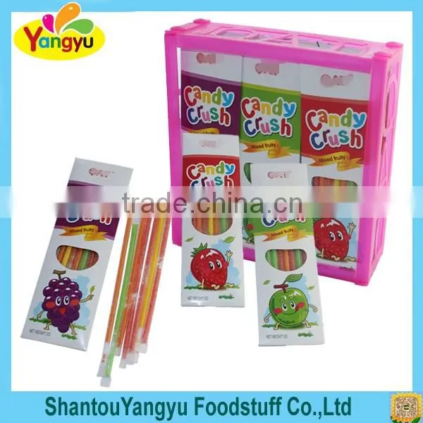 Wholesale different flavor fruity suck candy