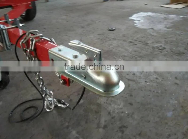 CE certificated 7*4 single axle cargo trailer