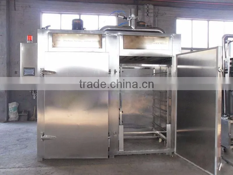 cheap price Automatic fish meat smoking oven,smoke drying machine
