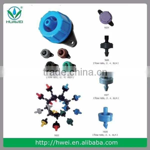 Agricultural Irrigation Drippers Emitter Adjustable Dripper Or Emitter