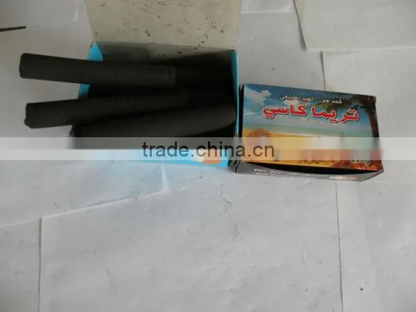 Ashless non-smell hookah finger mangrove charcoal for sale