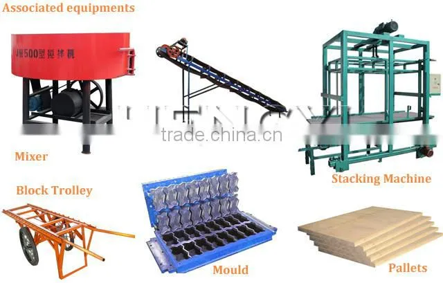 QT4-15/refractory brick cutting machine/ Factory price press machine clay brick/High quality hydraulic press brick machine