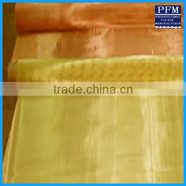 copper square wire mesh screen / brass woven wire mesh