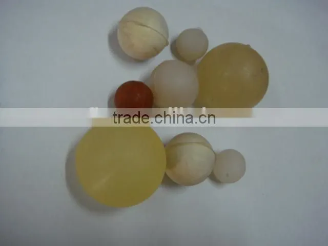 sieve cleaning rubber ball solid silicon ball PU ball EDPM ball NBR ball