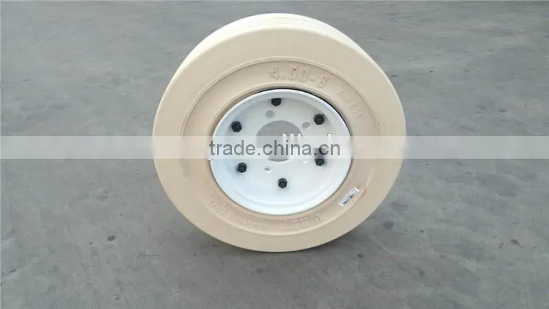 Solid Rubber Aircraft Trailer Tire 4.00-8/3.00D/3.75 being on sale