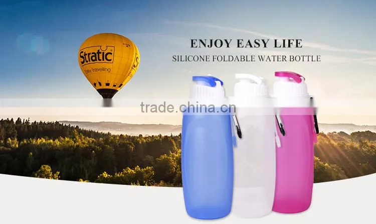 320ml small volume silicone kids water bottle