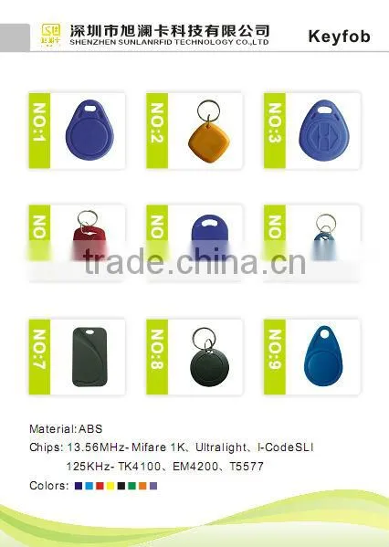Black rfid token for metro or entrance guard