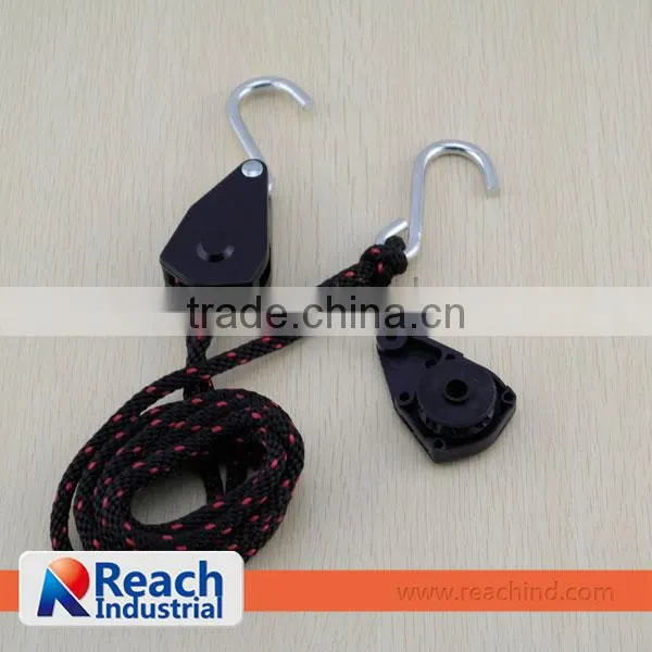 1/4" Metal Pulley Rope Ratchet Hangers
