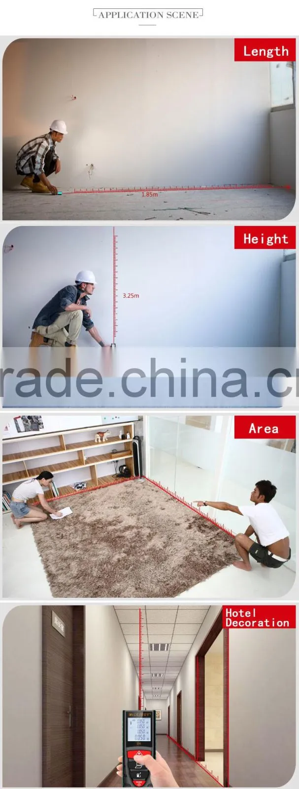 D8 40M Waterproof Hot Sell Digital Laser Measuring Distance Laser Range finder