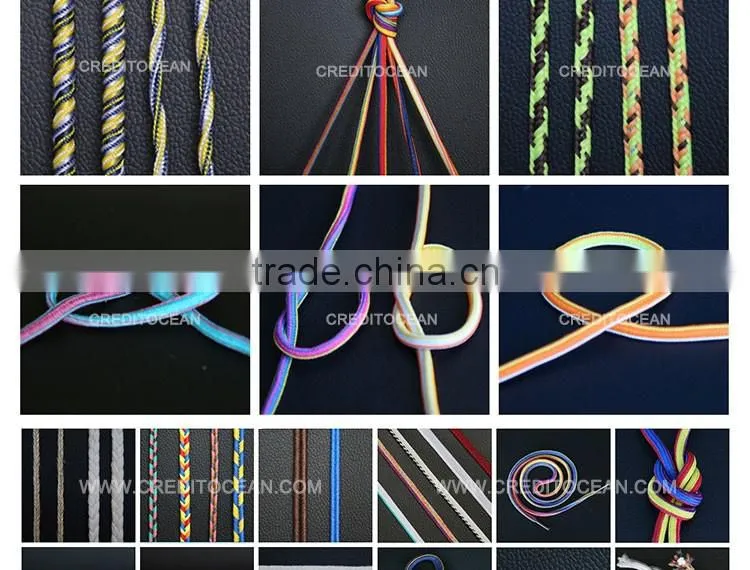 CREDIT OCEAN rope making machine for plastic tape