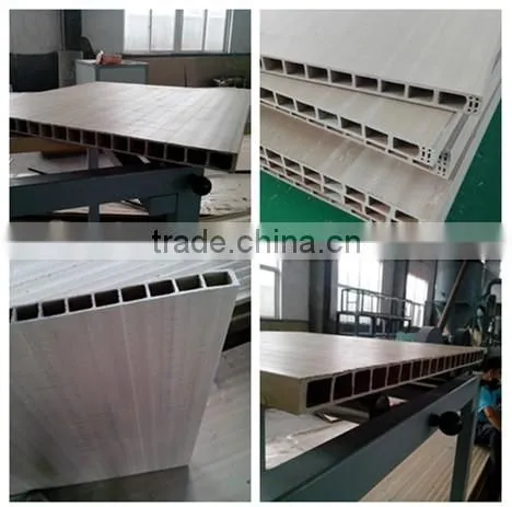 pvc wpc door making machine with price / door turnkey project high quality