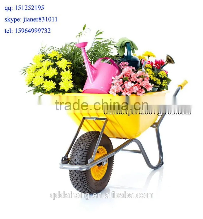 Durable Poly Garden Wheelbarrow for UK Market WB6414