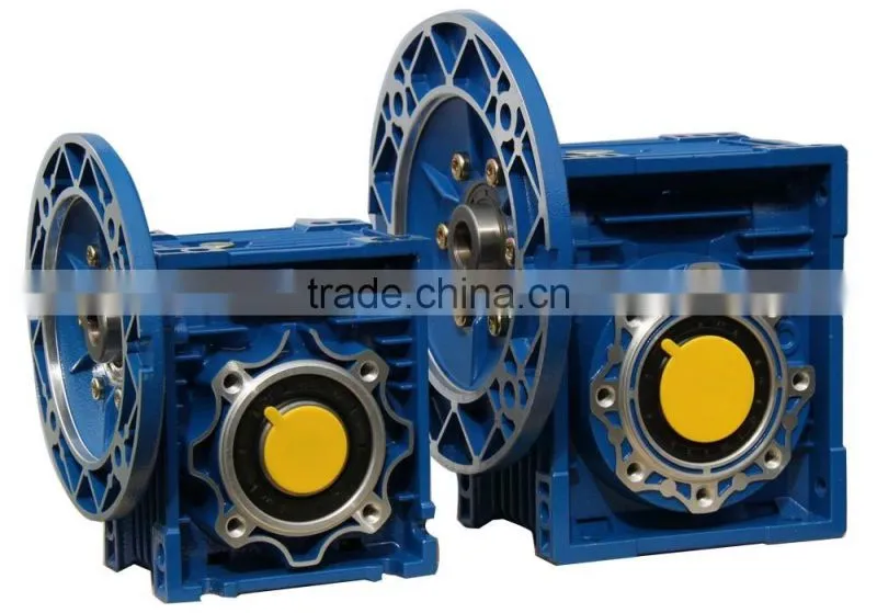 China Manufacturer RV Series Hollow Shaft Worm Transmission Gearbox