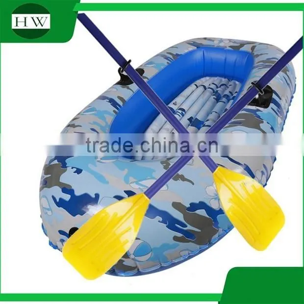 eco-friendly children kids camouflage inflatable kayak canoe boat water toy tool