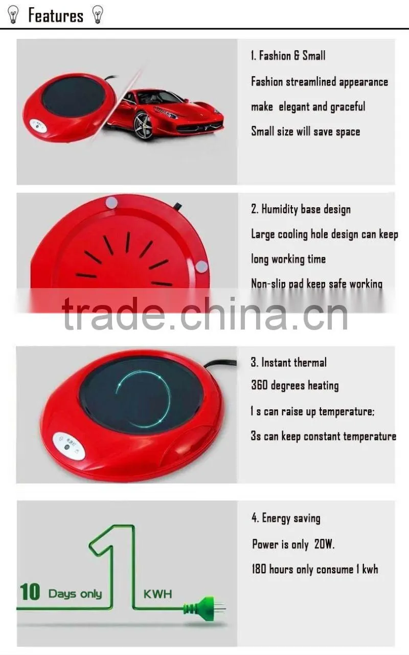 OEM milk mini coffee cup warmer