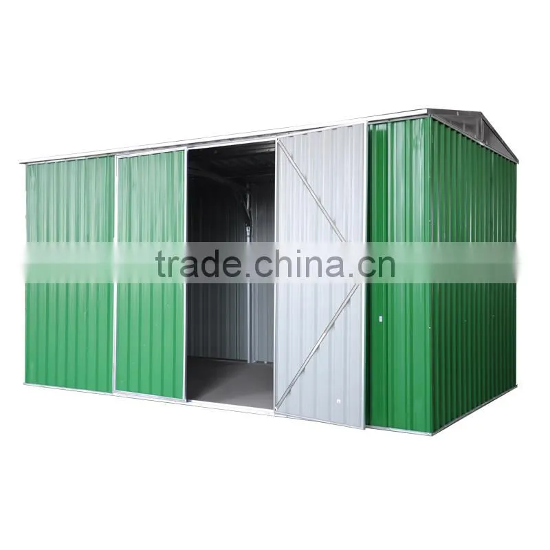 14'x08' garden sheds sheet metal/garden tool shed