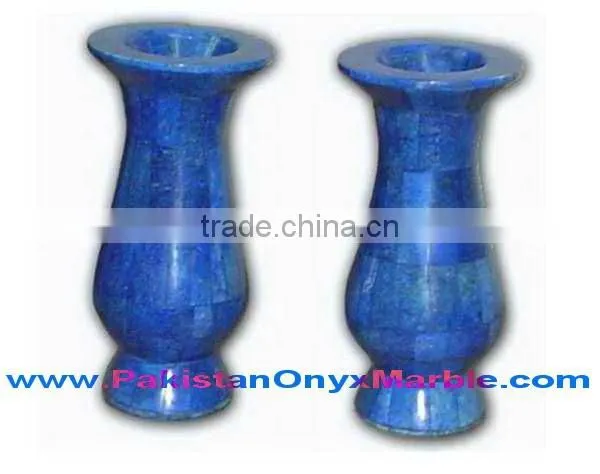 NEW FLOWER VASES LAPIS LAZULI HANDICRAFTS