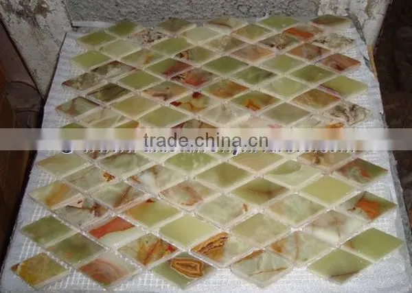 Factory Price MULTI GREEN ONYX MOSAIC TILES COLLECTIONS