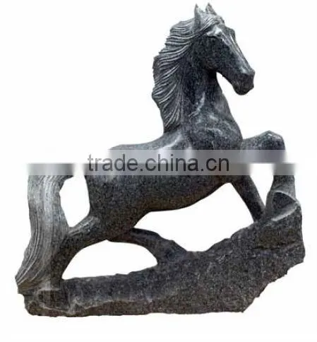 Hot Sale Ornament Granite Stone Horse Garden Statues