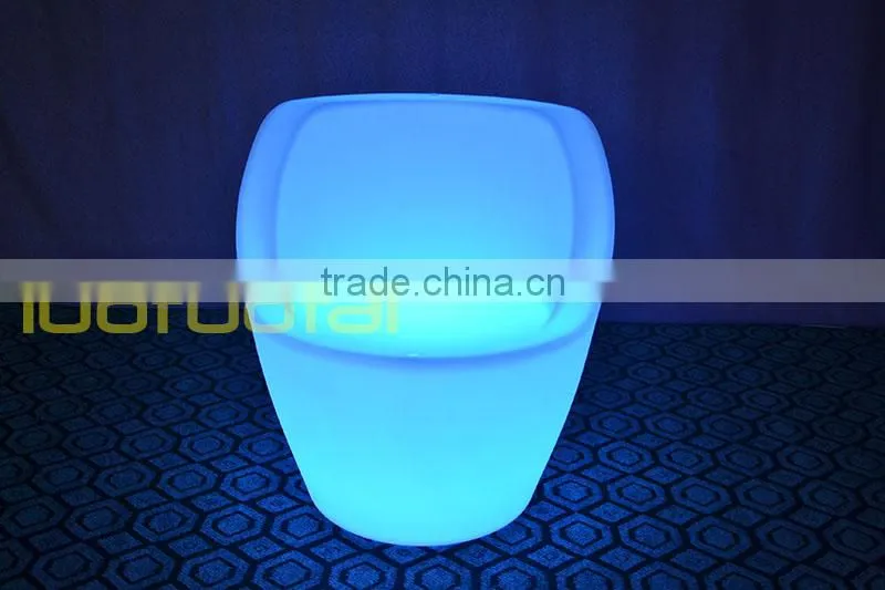 Heavy PE plastic illuminated led bar furniture waterproof remote control led bar sofa LTT-SA13