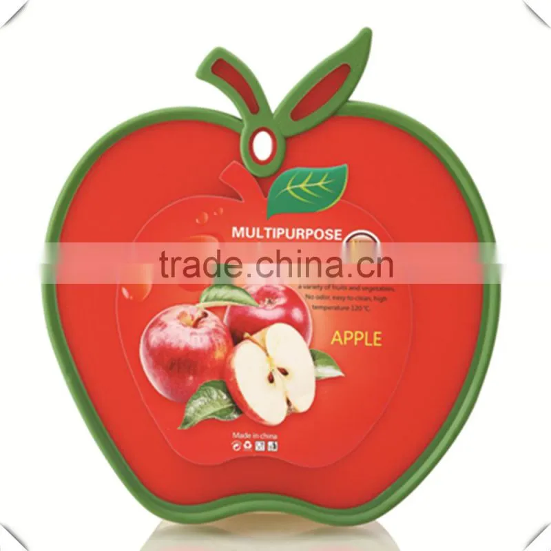 High quality food grade peach shape pp bread cutting board with competitive price for sale