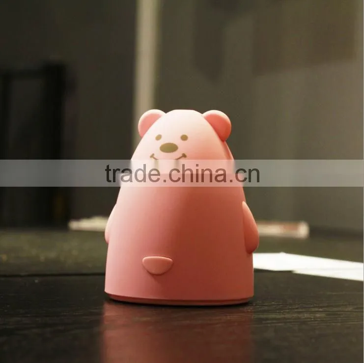 Creative Cartoon Bear Shape Humidifier, USB Mini Desktop Air Purifier