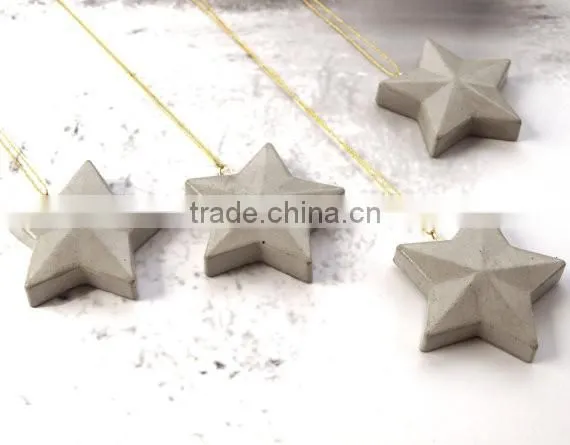 Concrete or cement homewares christmas decoration Concrete Alphabet