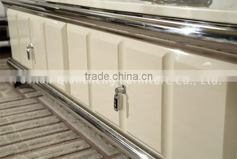 High gloss modern design new marble center table coffee table