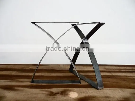 New style 28 inch black powder coated iron display table leg