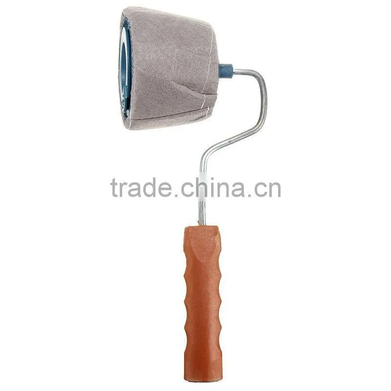 6Pcs/set Paint Roller Brush Handle Pro Flocked Edger Room Wall Painting Runner