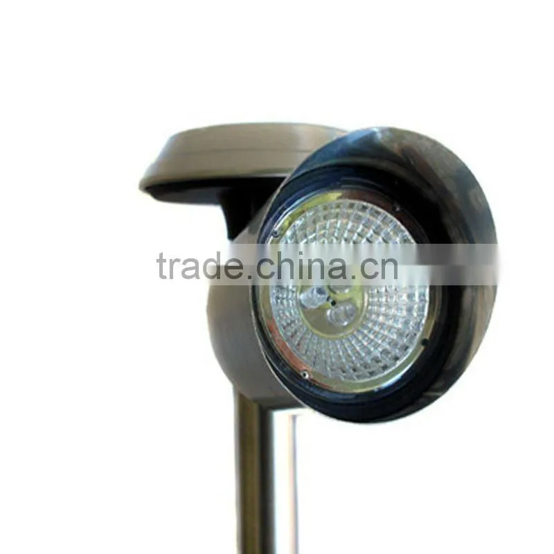 Super bright standing solar garden lamp,stainless steel garden LED light