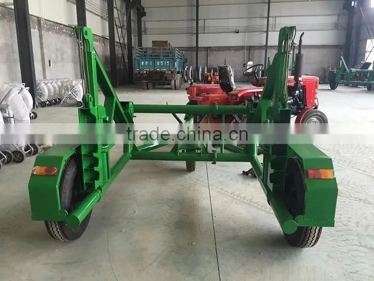 China 10T Hydraulic Cable Drum Trailer best seller / 3-10T cable reel laying Tools Manufacturer